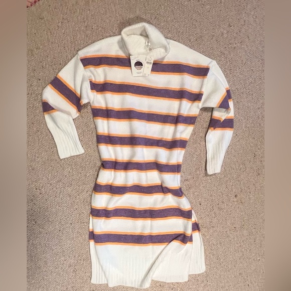 ANTHROPOLOGIE Daily Practice Karigan Sweater Dress Turtleneck Edition - Picture 5 of 7